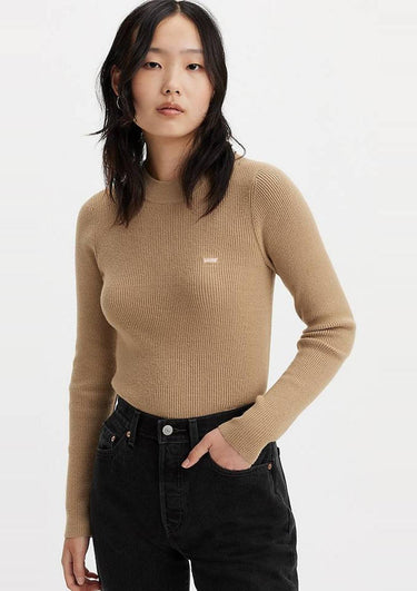 Levi Strauss Pullover A071900170 17 | CREW RIB SWEATER TRAVERTINE